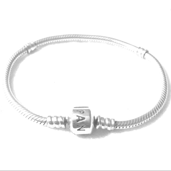 *FREE CHARM* PANDORA MOMENTS Silver Bracelet